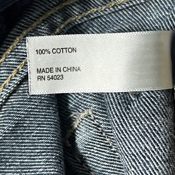 Banana Republic Straight Jeans Mens TAG 34x34 Blue Denim Dark Wash FIT 34x32.5 - Picture 10 of 17